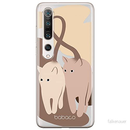 ERT GROUP mobiltelefonfodral för Xiaomi MI 10 / PRO originalt och officiellt licensierat Babaco mönster Cats 002 optimalt anpassad till formen på mobiltelefonen, gedeeltelijk transparant 5905131078483