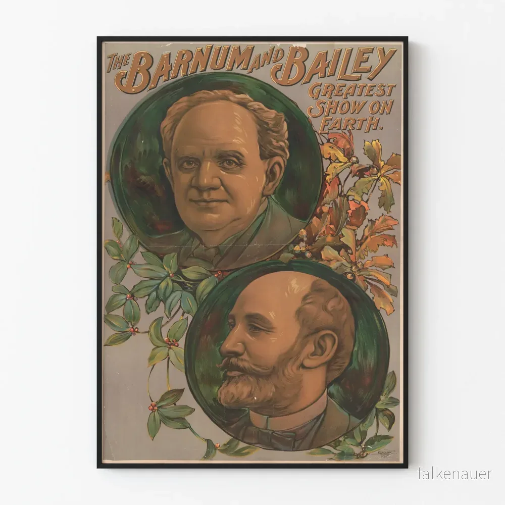 Vintageaffisch Barnum and Bailey Greatest Show on Earth