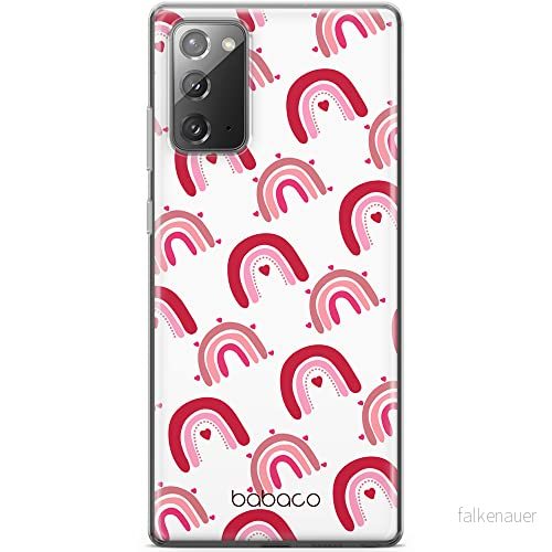 ERT GROUP mobiltelefonfodral för Samsung GALAXY NOTE 20 originalt och officiellt licensierat Babaco mönster Rainbow 001 optimalt anpassad till formen på mobiltelefonen, gedeeltelijk transparant 5904805039621