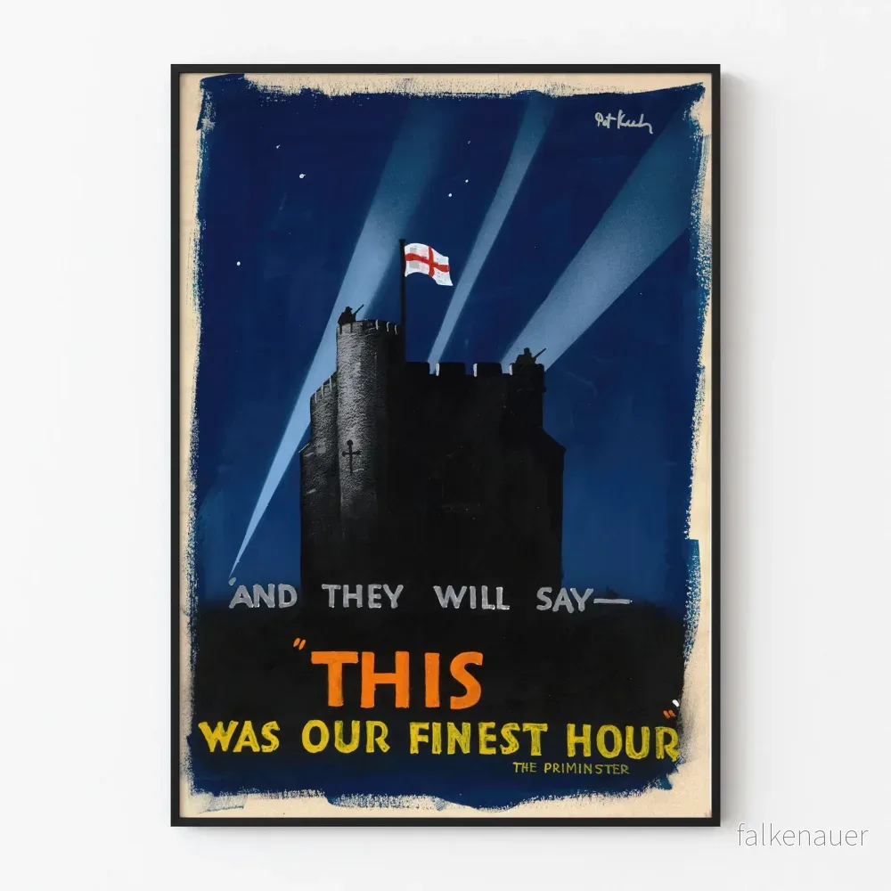 Väggposter Engelska slottet 'This Was Our Finest Hour'