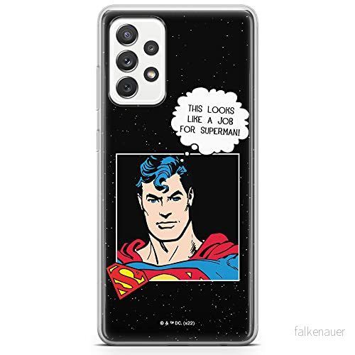 ERT GROUP mobiltelefonfodral för Samsung A73 5G originalt och officiellt licensierat DC mönster Superman 037 optimalt anpassad till formen på mobiltelefonen, fodral tillverkad av TPU plast 5905131572837
