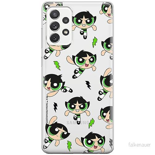 ERT GROUP mobiltelefonfodral för Samsung A73 5G originalt och officiellt licensierat The Powerpuff Girls mönster 009, gedeeltelijk transparant 5905511959098