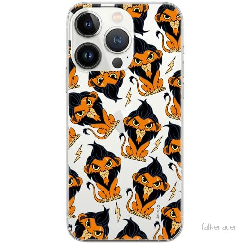 ERT GROUP mobiltelefonfodral för Iphone 13 PRO originalt och officiellt licensierat Disney mönster Scar 002 optimalt anpassad till formen på mobiltelefonen, gedeeltelijk transparant 5905131437501