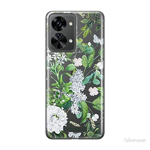 ERT GROUP mobiltelefonfodral för Oneplus NORD 2T 5G originalt och officiellt licensierat Babaco mönster Flowers 038 optimalt anpassad till formen på mobiltelefonen, gedeeltelijk transparant 5905511275587