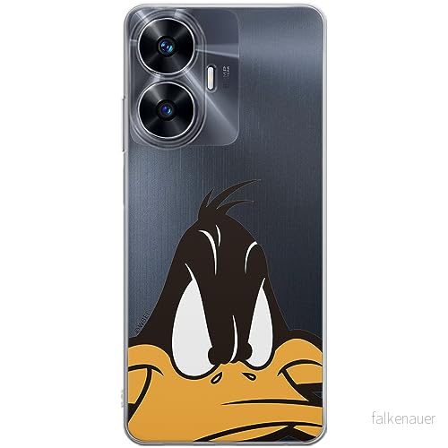 ERT GROUP mobiltelefonfodral för Realme C55 originalt och officiellt licensierat Looney Tunes mönster Duffy 001 optimalt anpassad till formen på mobiltelefonen, gedeeltelijk transparant 5905511861407
