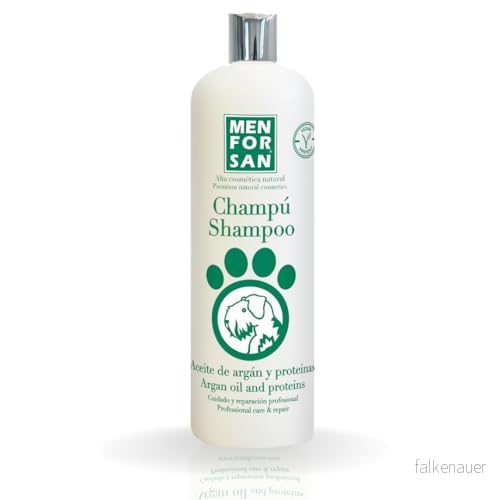 MENFORSAN Hundschampo med sidenproteiner och arganolja 1L, vitaliserar husdjurets päls 8414580030050