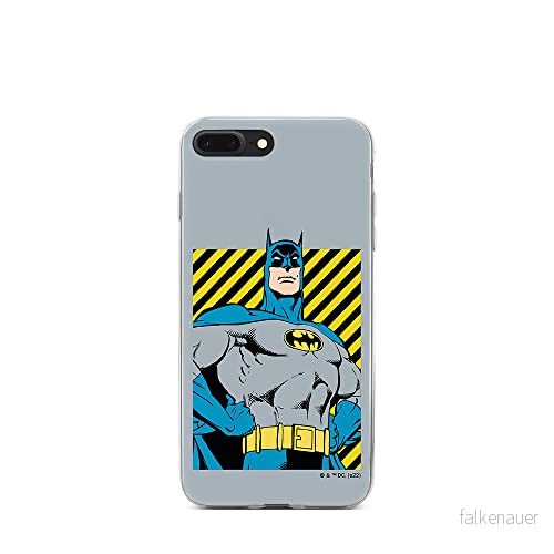 ERT GROUP mobiltelefonfodral för Iphone 7 PLUS/ 8 PLUS originalt och officiellt licensierat DC mönster Batman 069 optimalt anpassad till formen på mobiltelefonen, fodral tillverkad av TPU plast 5905131524034
