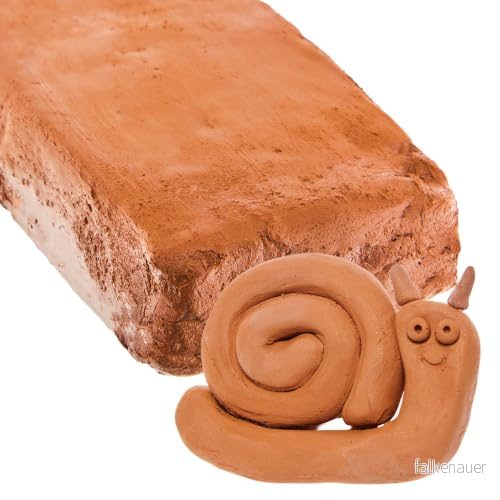 Baker Ross FX922 Terracotta lufttorkande lera Förpackning med 1 kg, modellera för konst och hantverk 5063067008810