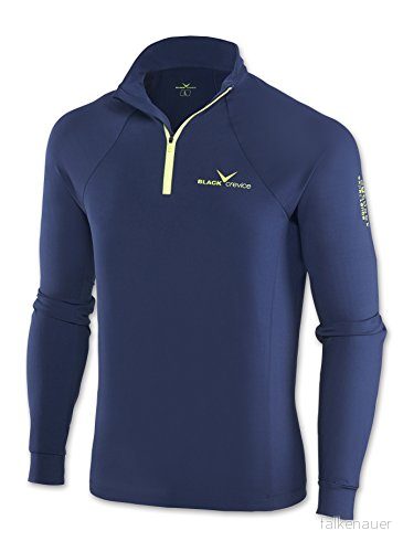 Black Crevice Skidrolli dragkedja för män, mörkblå/gul, XL 9120062939856