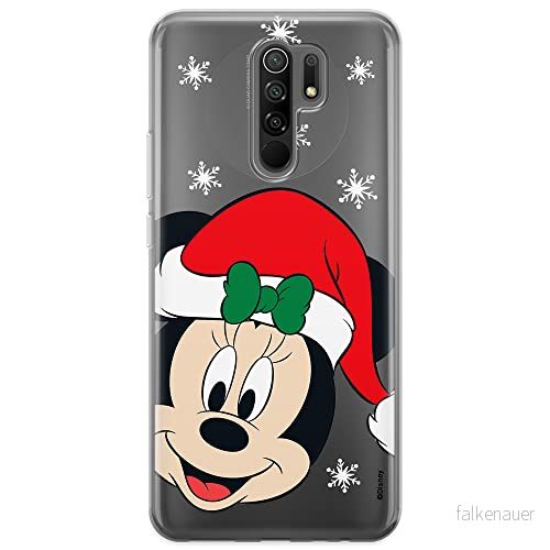 ERT GROUP mobiltelefonfodral för Xiaomi REDMI 9 originalt och officiellt licensierat Disney mönster Minnie 060 optimalt anpassad till formen på mobiltelefonen, gedeeltelijk transparant 5903932043334