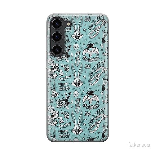 ERT GROUP mobiltelefonfodral för Samsung S23 PLUS originalt och officiellt licensierat Looney Tunes mönster 004 optimalt anpassad till formen på mobiltelefonen, fodral tillverkad av TPU plast 5905511445676