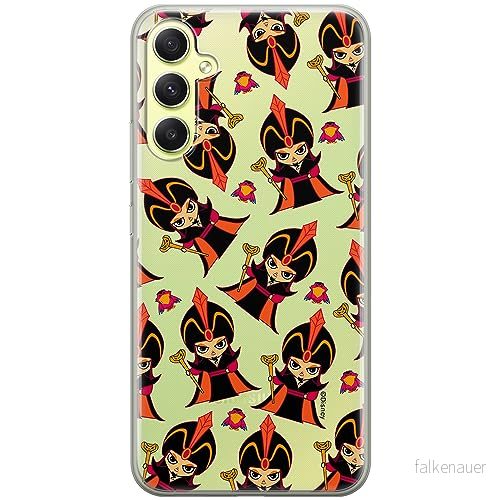 ERT GROUP mobiltelefonfodral för Samsung A34 5G originalt och officiellt licensierat Disney mönster Jafar 002 optimalt anpassad till formen på mobiltelefonen, gedeeltelijk transparant 5905511785383