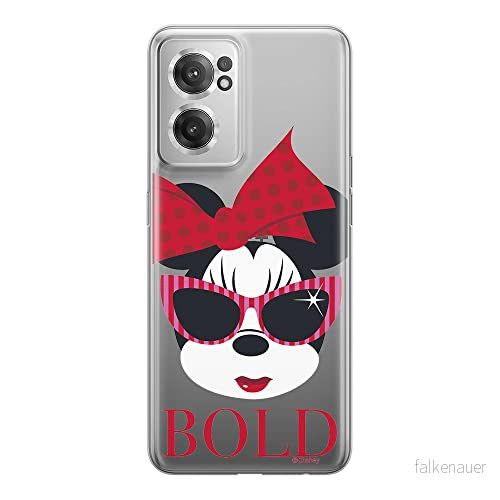 ERT GROUP mobiltelefonfodral för Oneplus NORD CE 2 originalt och officiellt licensierat Disney mönster Minnie 045 optimalt anpassad till formen på mobiltelefonen, gedeeltelijk transparant 5905511283292