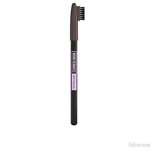 Maybelline New York 2 i 1 ögonbrynspenna med spetsig spets och mjuk borste, Express Brow, nr 05 Deep Brown, styck 3600531662394