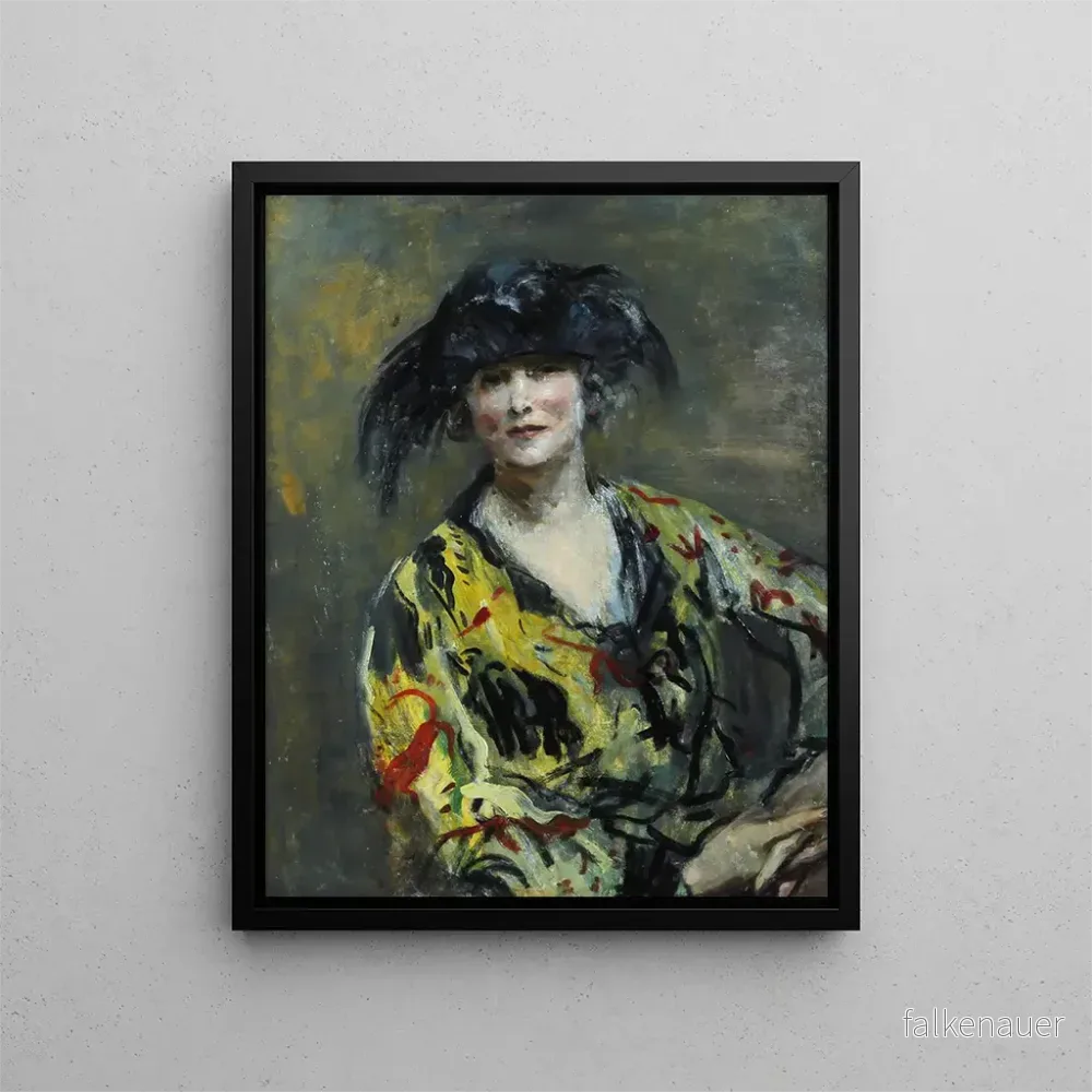Målning Portrait de Madame Errasuriz – Ambrose McEvoy | Konsttryck Målning Portrait de Madame Errasuriz – Ambrose McEvoy | Konsttryck