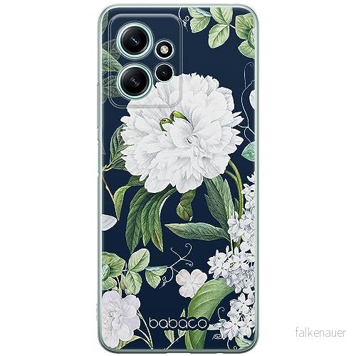 ERT GROUP mobiltelefonfodral för Xiaomi REDMI NOTE 12 4G originalt och officiellt licensierat Babaco mönster Flowers 031 optimalt anpassad till formen på mobiltelefonen, fodral tillverkad av TPU plast 5905511947040