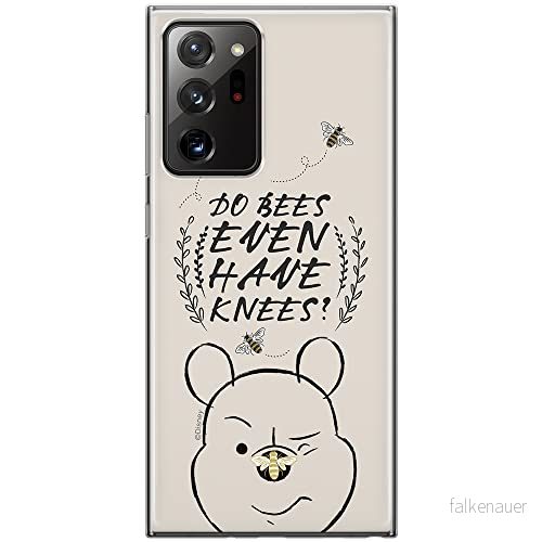 ERT GROUP mobiltelefonfodral för Samsung GALAXY NOTE 20 ULTRA originalt och officiellt licensierat Disney mönster Winnie the Pooh and friends 011, fodral tillverkad av TPU plast 5903040359945