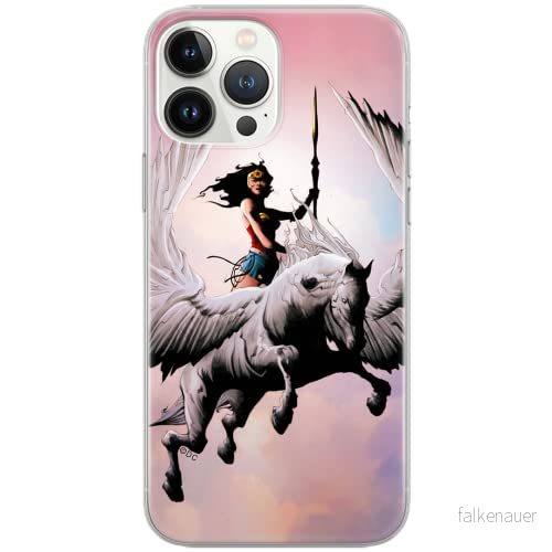 ERT GROUP mobiltelefonfodral för Huawei P30 Lite originalt och officiellt licensierat DC mönster Wonder Woman 002 Vit optimalt anpassad till formen på mobiltelefonen, fodral tillverkad av TPU plast 5902980456530