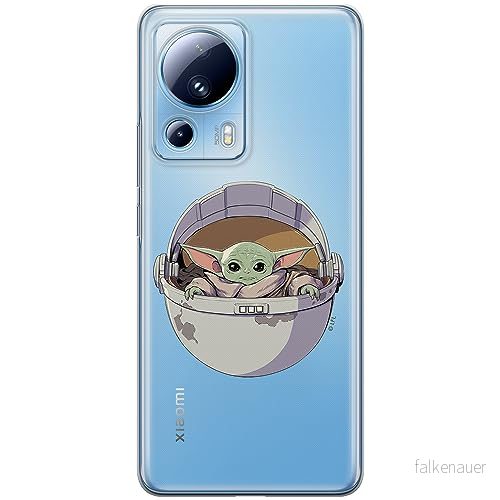 ERT GROUP mobiltelefonfodral för Xiaomi 13 LITE/CIVI 2 originalt och officiellt licensierat Star Wars mönster Baby Yoda 026 optimalt anpassad till formen på mobiltelefonen, gedeeltelijk transparant 5905511923686