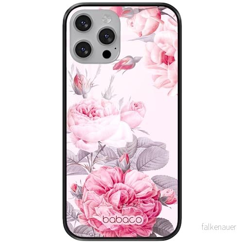 ERT GROUP mobiltelefonfodral för Apple Iphone 13 MINI originalt och officiellt licensierat Babaco mönster Flowers 050 tillverkad av härdat glas, skyddsfodral 5905131346766