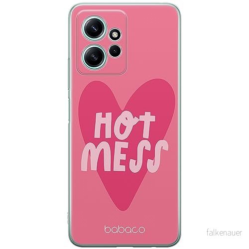 ERT GROUP mobiltelefonfodral för Xiaomi REDMI NOTE 12 4G originalt och officiellt licensierat Babaco mönster Hot Mess 001 anpassad till formen på mobiltelefonen, fodral tillverkad av TPU plast 5905511943455