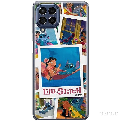 ERT GROUP mobiltelefonfodral för Samsung M33 5G originalt och officiellt licensierat Disney mönster Lilo & Stitch 001 optimalt anpassad till formen på mobiltelefonen, fodral tillverkad av TPU plast 5905511994181
