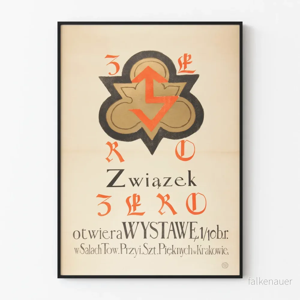 Vintageposter Zwiazek Zero för originell väggdekoration Vintageposter Zwiazek Zero för originell väggdekoration