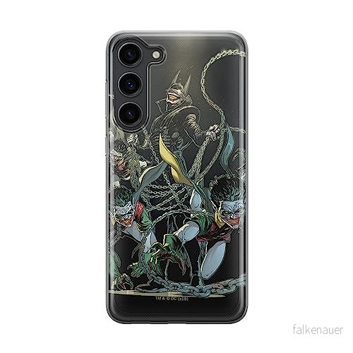 ERT GROUP mobiltelefonfodral för Samsung S23 PLUS originalt och officiellt licensierat DC mönster Batman Who Laughs 004 optimalt anpassad till formen på mobiltelefonen, fodral tillverkad av TPU plast 5905511437916
