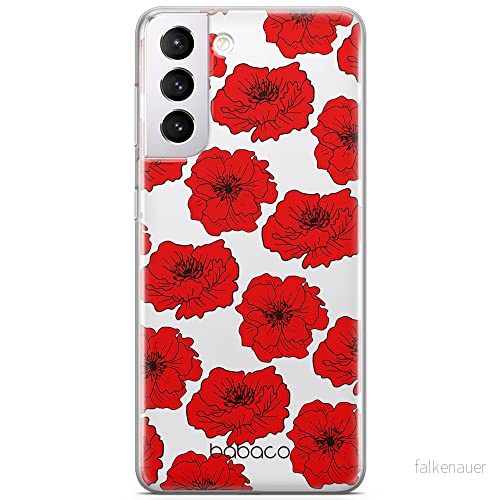 ERT GROUP mobiltelefonfodral för Samsung S21 originalt och officiellt licensierat Babaco mönster Flowers 018 optimalt anpassad till formen på mobiltelefonen, gedeeltelijk transparant 5903932634709