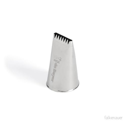 De Buyer Platt vedhylsa i rostfritt stål 6 tänder, 16 x 2 mm 2113,06N 3011242113066