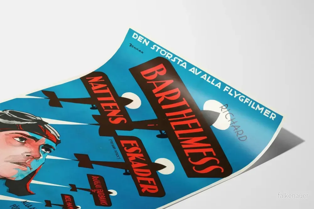 Vintageposter Piloter och Flygplan The Dawn Patrol - Bild 3