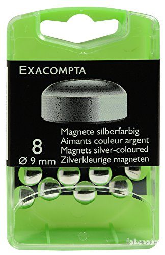 Exacompta magneter, 9mm SILVER 3364220109132