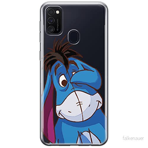 ERT GROUP mobiltelefonfodral för Samsung M21 originalt och officiellt licensierat Disney mönster Winnie the Pooh and friends 037 anpassad till formen på mobiltelefonen, gedeeltelijk transparant 5903537557816