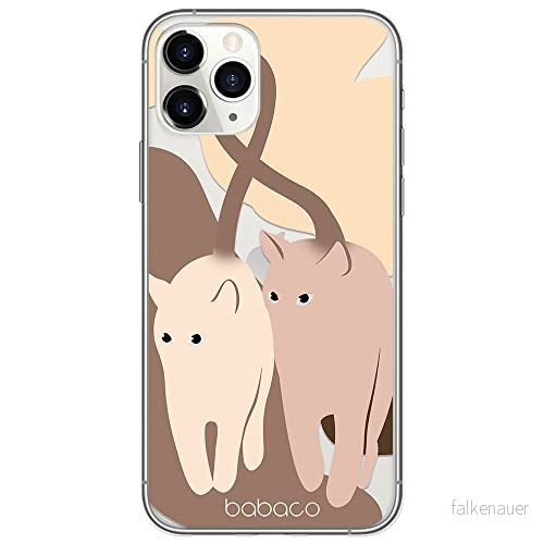 ERT GROUP mobiltelefonfodral för Iphone 11 PRO MAX originalt och officiellt licensierat Babaco mönster Cats 002 optimalt anpassad till formen på mobiltelefonen, gedeeltelijk transparant 5905131077325