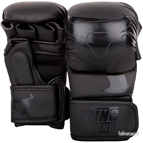 Ringhorns Uni Charger MMA sparringshandskar, svart, S/M 3611441501833