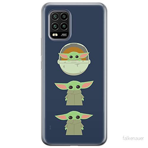 ERT GROUP mobiltelefonfodral för Xiaomi MI 10 LITE originalt och officiellt licensierat Star Wars mönster Baby Yoda 007 optimalt anpassad till formen på mobiltelefonen, fodral tillverkad av TPU plast 5903537149356