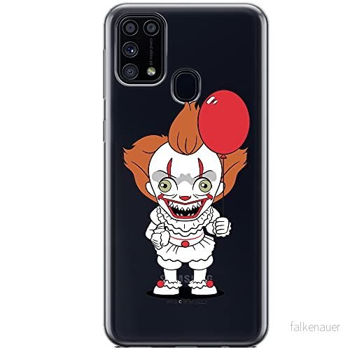 ERT GROUP mobiltelefonfodral för Samsung M31 originalt och officiellt licensierat Horror mönster It 006 optimalt anpassad till formen på mobiltelefonen, gedeeltelijk transparant 5905131957597