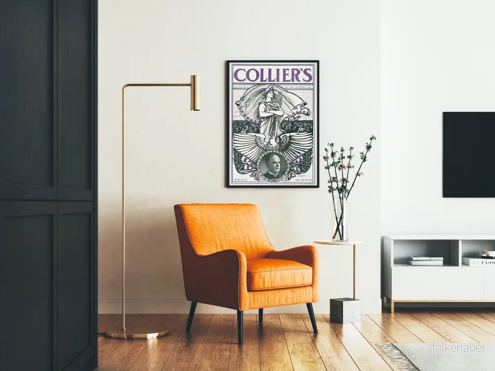 Vintageposter Collier's Vol XXVII - Amerikansk retro väggdekoration - Bild 2