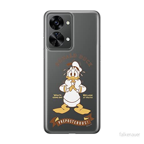 ERT GROUP mobiltelefonfodral för Oneplus NORD 2T 5G originalt och officiellt licensierat Disney mönster Donald 004 optimalt anpassad till formen på mobiltelefonen, gedeeltelijk transparant 5905511278373