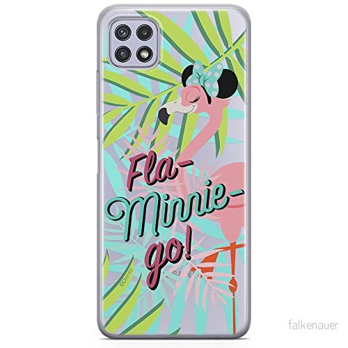 ERT GROUP mobiltelefonfodral för Samsung A22 5G originalt och officiellt licensierat Disney mönster Minnie 041 optimalt anpassad till formen på mobiltelefonen, gedeeltelijk transparant 5903932827668