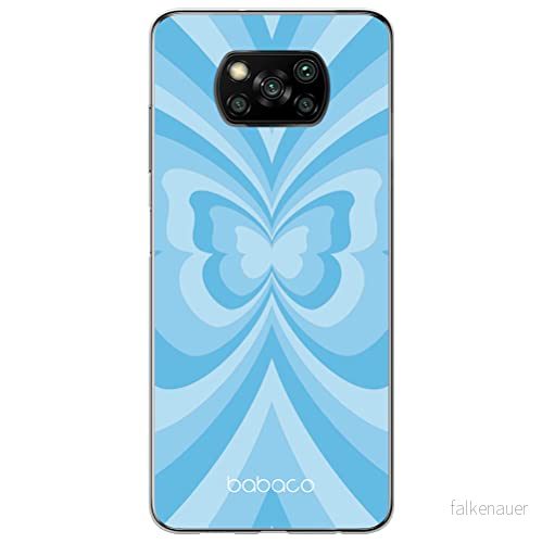 ERT GROUP mobiltelefonfodral för Xiaomi POCOPHONE X3 originalt och officiellt licensierat Babaco mönster Butterflies 001 optimalt anpassad till formen på mobiltelefonen, fodral tillverkad av TPU plast 5904805739965