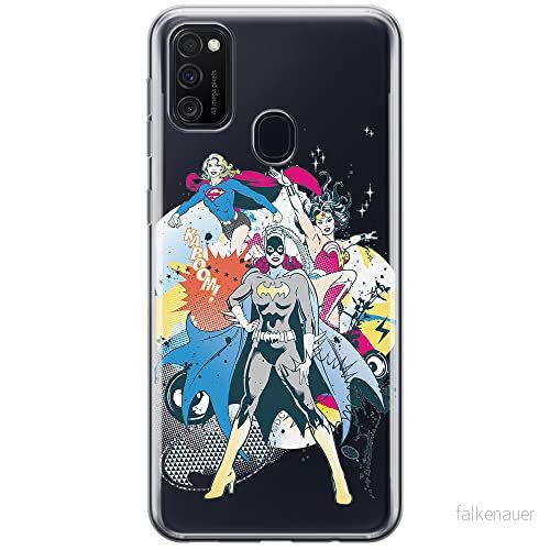 ERT GROUP mobiltelefonfodral för Samsung M21 originalt och officiellt licensierat DC mönster Super Girls 001 optimalt anpassad till formen på mobiltelefonen, gedeeltelijk transparant 5903537846309