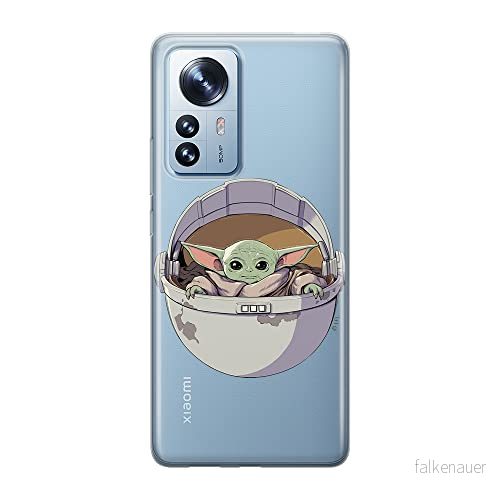 ERT GROUP mobiltelefonfodral för Xiaomi 12 / 12X originalt och officiellt licensierat Star Wars mönster Baby Yoda 026 optimalt anpassad till formen på mobiltelefonen, gedeeltelijk transparant 5905511487515