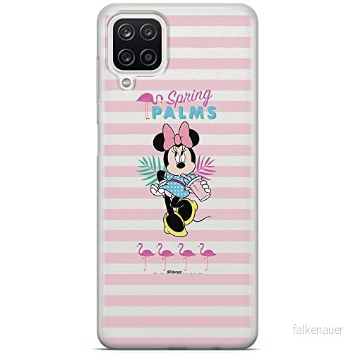 ERT GROUP mobiltelefonfodral för Samsung A12 / M12 originalt och officiellt licensierat Disney mönster Minnie 028 optimalt anpassad till formen på mobiltelefonen, gedeeltelijk transparant 5903040104200
