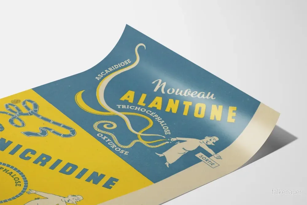 Vintage reklamposter - Ténicridine och Nya Alantone - Bild 3