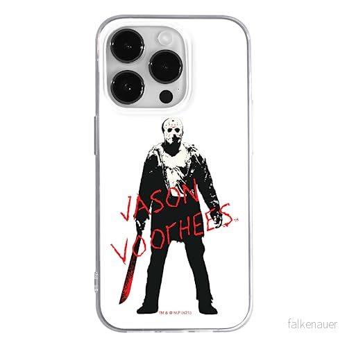 ERT GROUP mobiltelefonfodral för Iphone 14 PRO originalt och officiellt licensierat Horror mönster Friday The 13th 017 optimalt anpassad till formen på mobiltelefonen, fodral tillverkad av TPU plast 5905511120894