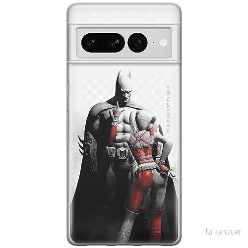 ERT GROUP mobiltelefonfodral för Google PIXEL 7 PRO originalt och officiellt licensierat DC mönster Batman 012 optimalt anpassad till formen på mobiltelefonen, fodral tillverkad av TPU plast 5905795180225