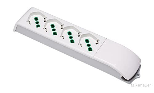 FANTON 480130 FIDO multiuttag utan kabel 4 Italienska/tyska tvåstegsuttag 2P+T 16A 8015450183915