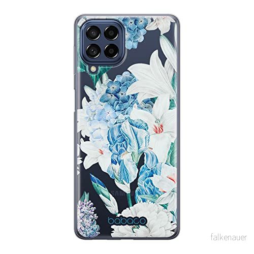 ERT GROUP mobiltelefonfodral för Samsung M33 5G originalt och officiellt licensierat Babaco mönster Flowers 026 optimalt anpassad till formen på mobiltelefonen, gedeeltelijk transparant 5905511356033