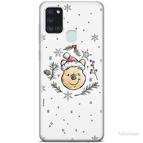 ERT GROUP mobiltelefonfodral för Samsung A21s originalt och officiellt licensierat Disney mönster Winnie the Pooh and friends 025 anpassad till formen på mobiltelefonen, fodral tillverkad av TPU plast 5903040256251